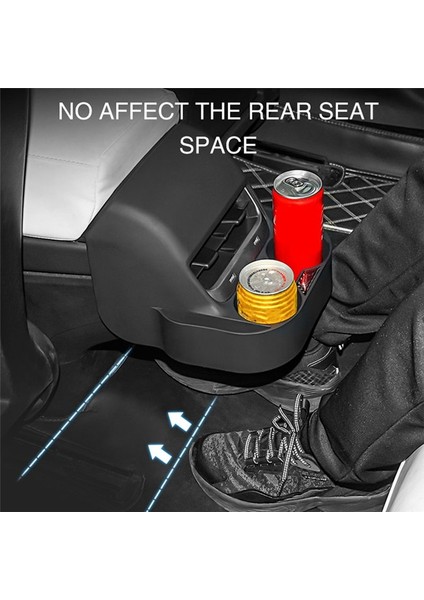 Tesla Model 3 Için Model Y 2019-2023 Arka Koltuk Hava Havalandırma Kupası Tutucu Saklama Kutusu Organizatör Araç Aksesuarları (Yurt Dışından) modelleri