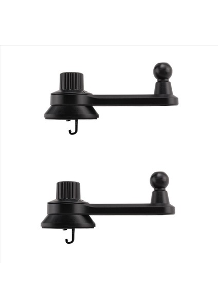 2x Araba Uzatma Kancası Cep Telefonu Tutucu Aksesuarları Yuvarlak Hava Çıkış Braketi (Yurt Dışından)