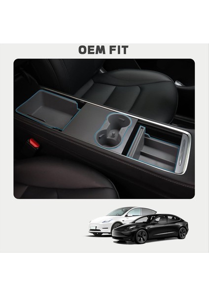 Tesla Model 3 Için Model Y 2021-2023 Merkez Konsol Organizatörü Art Tabanı Saklama Kutusu Tutucusu Aksesuarlar Ekleme (Yurt Dışından) modelleri