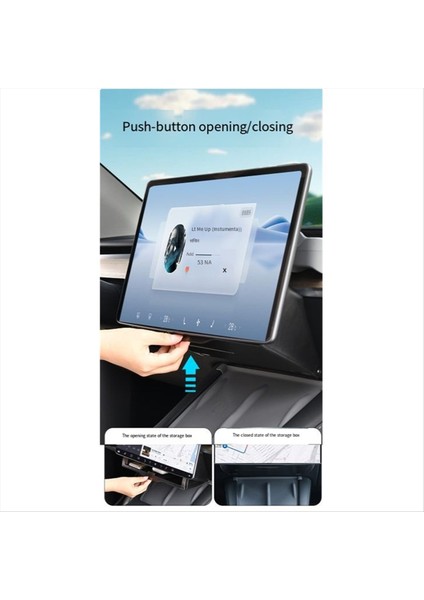 Tesla 3 Y 2019-2025 Için Gizli Tasarım ve Kararlı Kurulum Merkezi Konsolu Depolama Tepsisi (Yurt Dışından) fiyatları