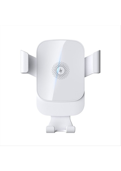 Beyaz Kablosuz Araba Şarj Cihazı Telefon Tutucusu 15W Hızlı Şarj Otomatik Kenetleme Telefon Tutucusu (Yurt Dışından) modelleri