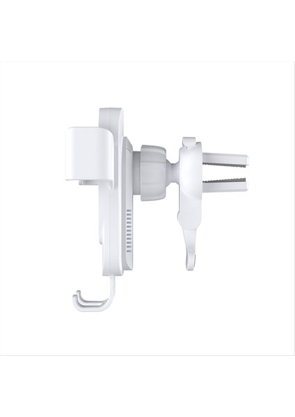 Beyaz Kablosuz Araba Şarj Cihazı Telefon Tutucusu 15W Hızlı Şarj Otomatik Kenetleme Telefon Tutucusu (Yurt Dışından) fırsatları