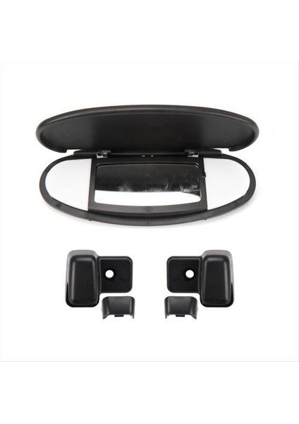Siyah Araba Güneş Vanity Vanity Ayna Kapak Makyaj Bmw Mini R55 R56 R60 2007-2014 (Yurt Dışından) fırsatları