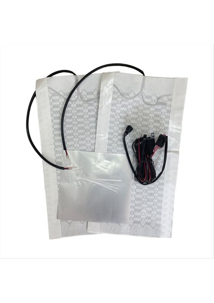 Evrensel Araç Koltuk Isıtıcı Kiti 12V Karbon Fiber Isıtma Pedleri 2 Seviye Çift Kontrol Anahtarı Sistemi Düğmeleri (Yurt Dışından)