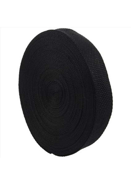 5pcs 25MMX20M Rulo Naylon Bant Kayışı Için Dokuma Torbası Çember Kayış Kayışı Dıy Zanaat Yapımı - Siyah (Yurt Dışından) fırsatları