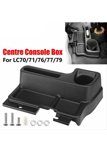 Araç Depolama Tepsisi Ekleme Merkezi Konsol Kutu Kupası Toyota Arazisi Için Sahibi Kruvazör LC70 LC71 LC76 LC77 LC79 (Yurt Dışından) fırsatları