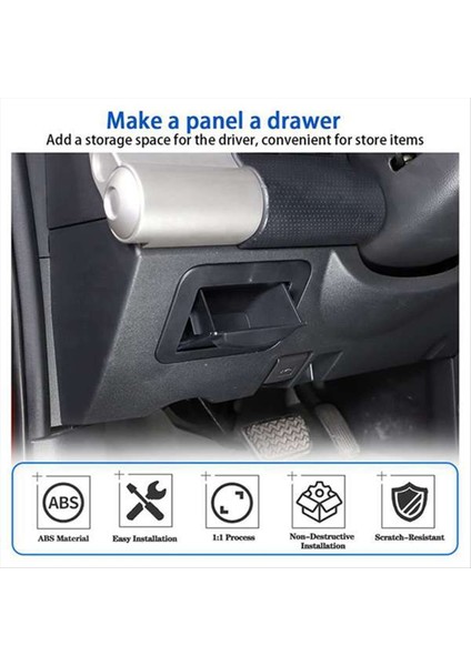 Toyota Fj Cruiser 2007-2021 Için Orta Konsol Sigorta Saklama Kutusu Sürücü Koltuğu Sigorta Kutusu Para Konteyneri Iç Depolama (Yurt Dışından) modelleri