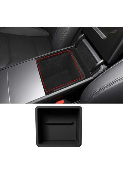 Tesla Model 3+ Için Yeni Model3 Merkez Konsolu Kol Kolçak Saklama Kutusu Organizatör Iç Aksesuarlar Pvc Gray (Yurt Dışından) fiyatları