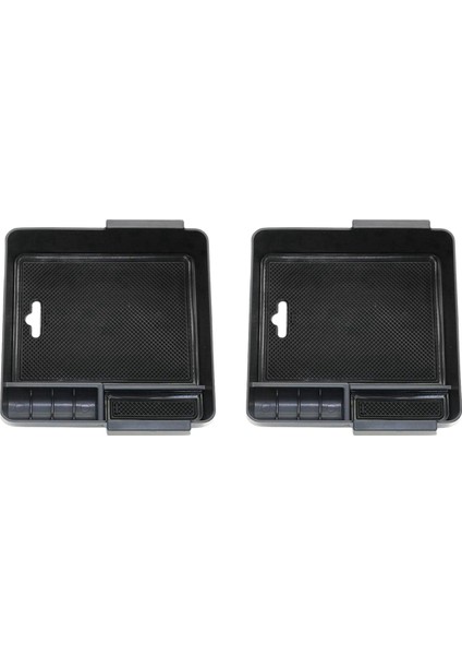 Mitsubishi Pajero Sport 207-2018 Için 2x Araç Araç Kol Merkezi Konsolu Eldiven Saklama Kutusu Tepsisi Organizatör (Yurt Dışından)