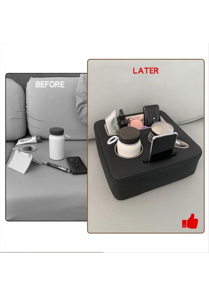Araba Için Arka Fincan Tutucu Kanepe Kanepe Için Pu Fincan Tutucu Arka Koltuk Tepsisi Organizatör Için Araba Fincanı Tutucu (Yurt Dışından) fırsatları
