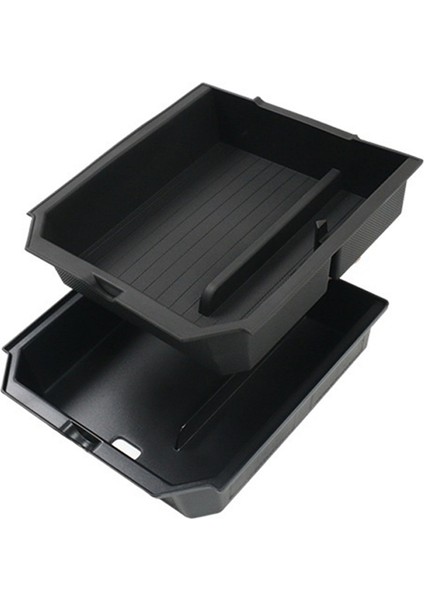 Tesla Model 3 Için Highland 2024 Otomobil Merkezi Konsol Organizatör Çift Katmanlı Saklama Kutusu Tepsi Aksesuarları (Yurt Dışından)