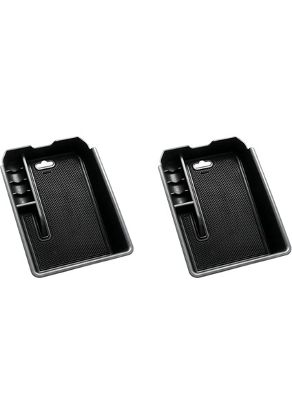 2x Araç Merkez Konsol Koltuk Kutusu Saklama Kutusu Palet Tepsi Konteyneri Bmw Için Kauçuk Matlı X3 G01 X4 G02 2018-2021 (Yurt Dışından)