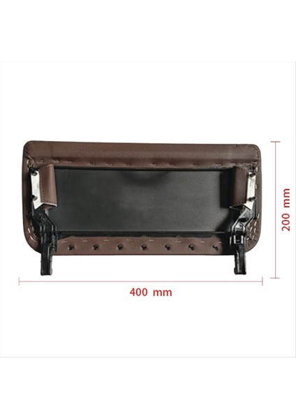 Araba Koltuğu Arka Panel Deri Backrest Depolama Cep Kapağı Bmw 5 6 7 Serisi G38 2018-2023 G12 G32 Yüksek Versiyon (Yurt Dışından) indirimleri