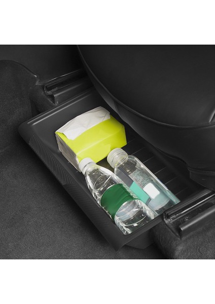 Tesla Model Y Kapağı ile Koltuk Depolama Kutusunun Altında 2017-2024 Merkez Konsol Organizatör Kutuları Ön Arka Koltuk Çantası (Yurt Dışından) indirimleri