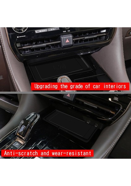Toyota Alphard/vellfire 40 Serise 2023+ Merkez Konsolu Kablosuz Şarj Cihazı Mat Anti-Slip Pad Lhd (Yurt Dışından) fiyatları