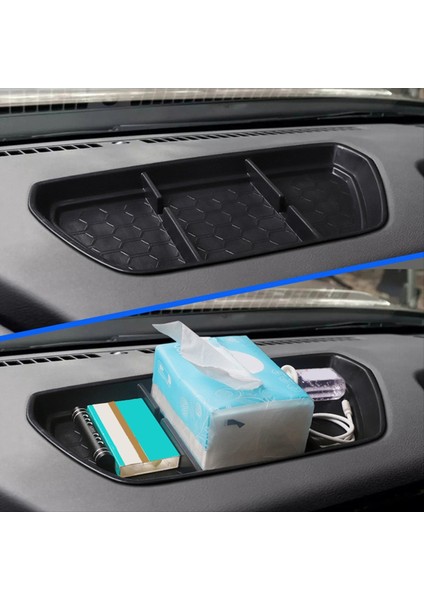 Nissan Frontier 2022-2024 Gösterge Tablosu Tepsisi Depolama Kutusu Dash Telefon Tutucu (Yurt Dışından) indirimleri