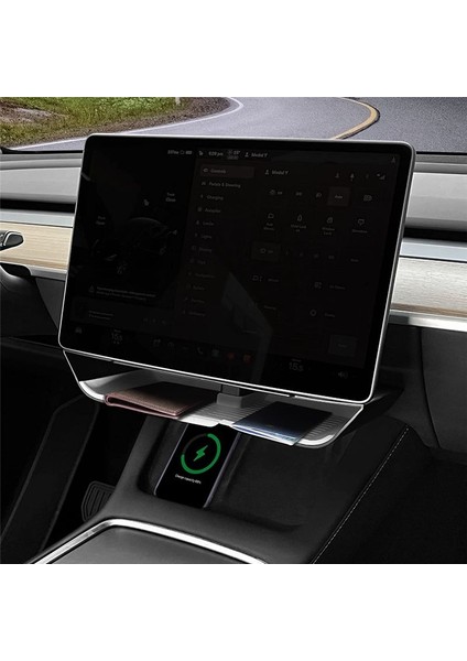 Tesla Model Y/3 2020-2023 Aksesuarlar - Ekran Tepsisi Merkez Konsolu Organizatör (Yurt Dışından) indirimleri