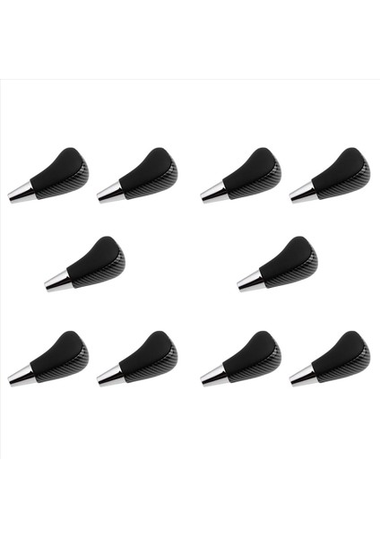 10X Karbon Dişli Vites Düğmesi Dişli Vardiyası Düğmesi Çubuk Headball Lexus ES300 ES330 ES350 GS300 GS350 Toyota Corolla Camry (Yurt Dışından)