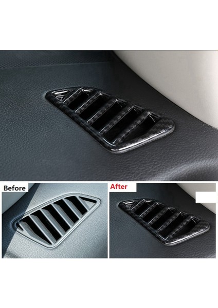 Nissan Navara Için NP300 2016-2019 Araç Karbon Klima Çıkış Havalandırma Çerçevesi Kapak ve Dişli Vardiya Knob Kafa Kapağı Trim (Yurt Dışından) fırsatları