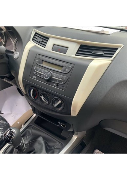 Nissan Navara NP300 2016-2019 Için Araba Ön Su Kupası Merkezi Konsol Panel Çerçevesi Kapak Döşeme Etiket Aksesuarları (Yurt Dışından) fiyatları