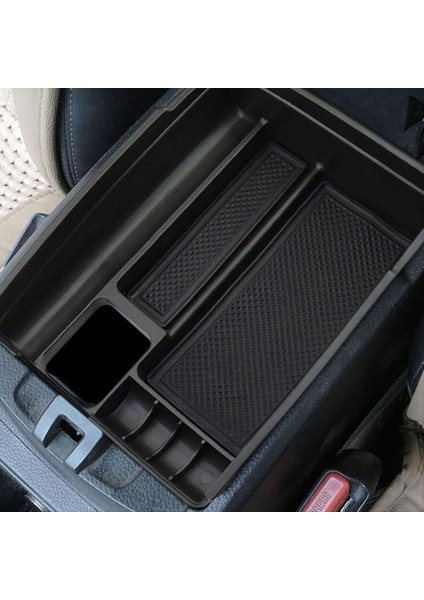 Nissan Rogue X-Trail 2014-2021 Otomobil Merkezi Konsol Organizatörü Koltuk Depolama Tepsisi Iç Aksesuarlar-Siyah (Yurt Dışından) fırsatları
