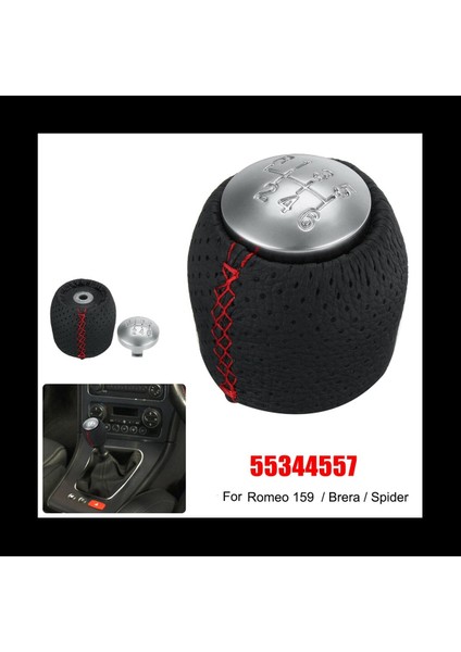 2x 6 Hızlı Manuel Vites Değiştirme Düğmesi Vites Değiştirici Kolu Hentbol Için Alfa Romeo 159 Brera Örümcek 05-11 (Yurt Dışından) fırsatları