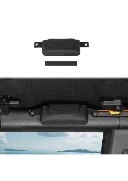 Ford Bronco 2021-2024 Araç Iç Aksesuarları Için Ön Kapı Çatı Tutma Tapı Depolama Çantası Organizatörü (Yurt Dışından) fiyatları