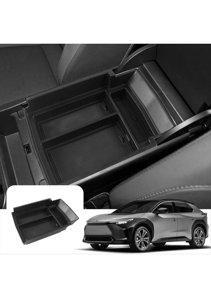 Toyota BZ4X Için Merkez Konsol Organizatörü Subaru Solterra 2023 2024 Kolçak Saklama Kutusu Tepsi Aksesuarları Ekle (Yurt Dışından) fırsatları