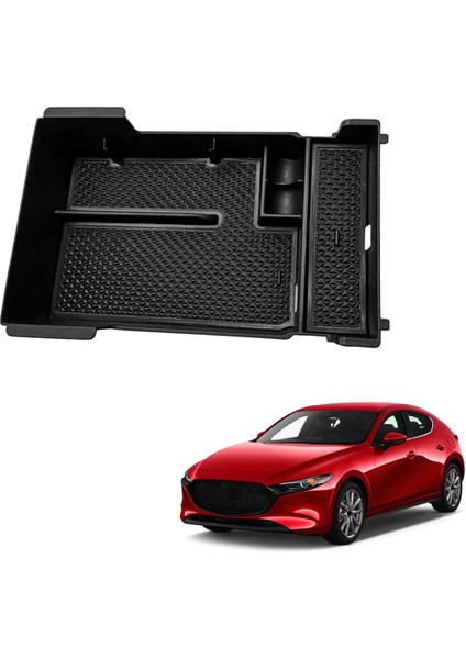 Mazda 3 2020 2021 2022 Merkez Konsol Organizatör Tutucu Kaplar Için Araba Merkezi Kolçak Saklama Kutusu (Yurt Dışından) modelleri