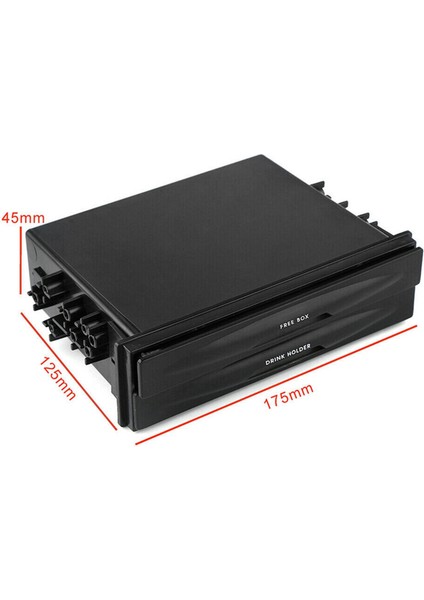 2x Araç Otomatik Tek Din Radyo Cep Evrensel CD Radyo Cep Içecek Kupası Tutucu Saklama Kutusu Siyah (Yurt Dışından) fırsatları