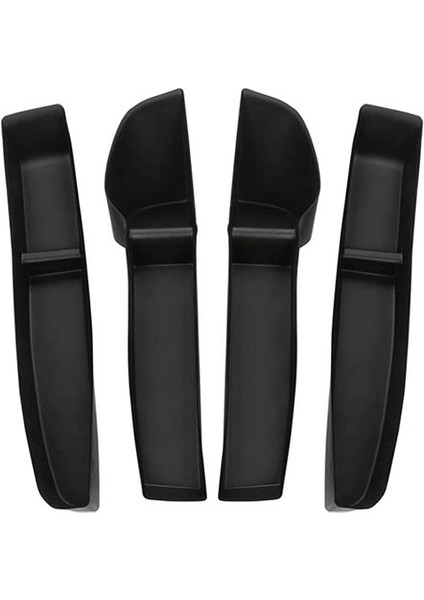 Tesla Model 3 Için 2017-2023 Kapı Yan Depolama Kutusu Kapı Tutucu Kolçak Tepsisi Organizatör Ön ve Arka Kapı Siyah 4 Pcs (Yurt Dışından)