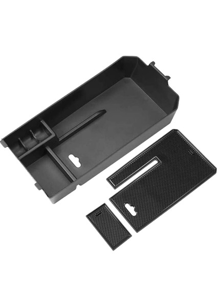 Mercedes Benz C W205 2015-2021 ve Glc W253 2016-2021 Araba Merkez Konsolu Koltuk Saklama Kutusu Organizatör Tepsisi Ekle (Yurt Dışından)