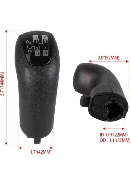 Manuel 8 Hız+R+C Dişli Vites Düğmesi Dişli Vites Değiştirici Kol 4 Seri-T Touring 1995-2016 1441235 (Yurt Dışından) indirimleri