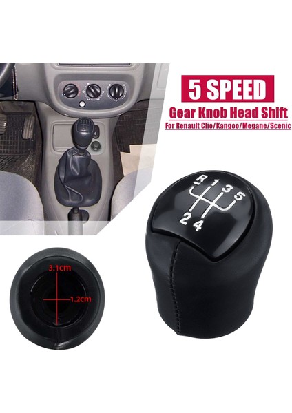 Renault Clio Espace Kangoo Express Laguna Megane Cabriolet Classic Için 5 Hızlı Deri Araba Vites Değiştirme Düğmesi Değiştirici Kol (Yurt Dışından) fiyatları