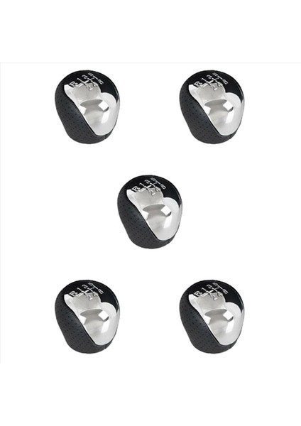 Hyundai Elantra I30 IX35 Tucson Için 5x Sport Deli Dişli Knob Chrome 6 Hız (Yurt Dışından)