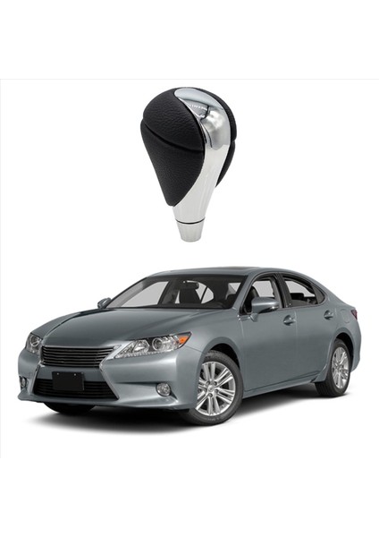 3x Araç Otomatik Dişli Vites Stick Düğmesi Shıfter Kafa Lexus ES300 IS250 LS400 Toyota Jestera Matrıx Hılux Chrome (Yurt Dışından) fiyatları