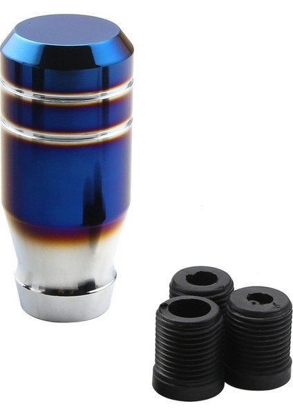 3 Inç Gelin Yanmış Mavi Evrensel Araba 5 Vites Değiştirme Kolu Manuel Vites Değiştirici Düğmesi (Yurt Dışından) fırsatları