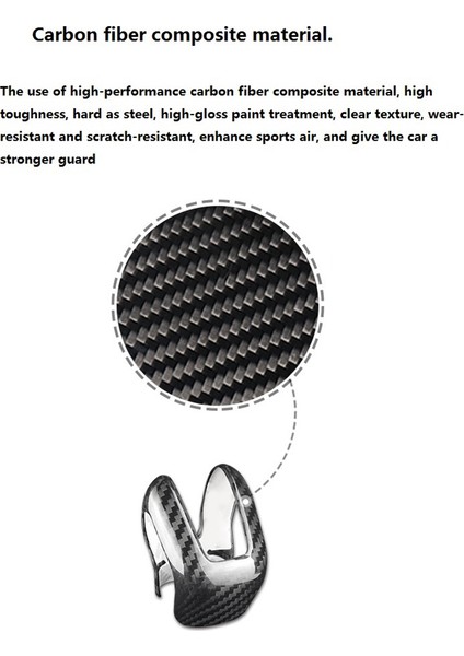 Volvo XC60 XC90 S60 V60 Karbon Fiber Çıkartma Araç Dişli Vites Değiştirme Düğmesi Kapak Iç Trim Aksesuarları (Yurt Dışından) fırsatları