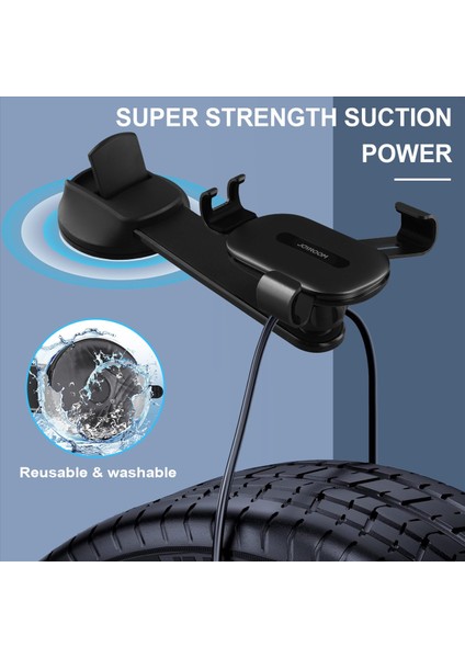 Joyroom Araba Navigasyon Araba Telefon Tutucu Alüminyum Alaşım Y Şekline Yerçekimi Emme Kupası Modelleri Çok Fonksiyonlu Araç Tutucu A (Yurt Dışından) indirimleri