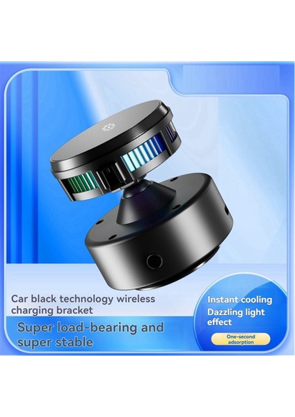 Soğutma Araba Manyetik Vakum Telefon Tutucu Araba 15W Kablosuz Hızlı Şarj Cihazı Braketi Evrensel Gps Stand (Yurt Dışından) indirimleri