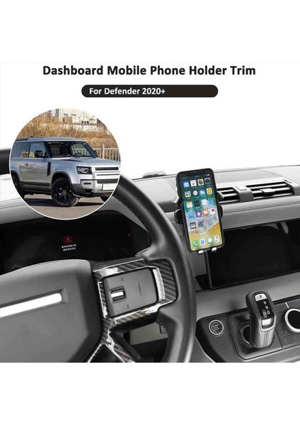 2x Gösterge Tablosu Yan Telefon Tutucu Land Rover Defender Için Alüminyum Alaşım Montajı 90 110 2020 2021 2022 Araba Aksesuarları (Yurt Dışından) fırsatları