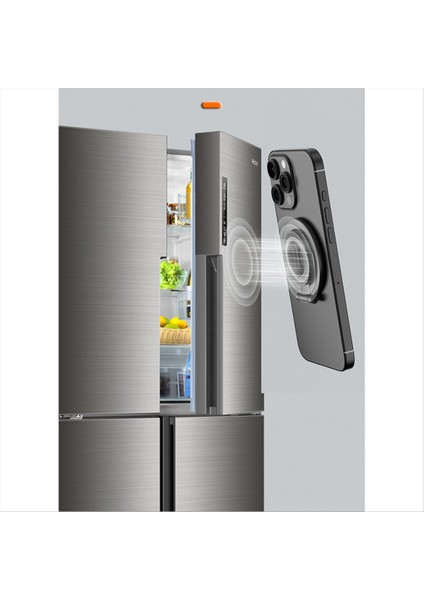 Çift Taraflı Telefon Holde Katlanabilir 360 ° Dönen Stand Güçlü Mıknatıs ve Parmak Kavrama Suppor Gümüş (Yurt Dışından) indirimleri