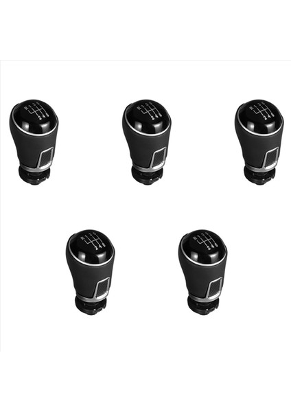 5x Dişli Vites Knob Manuel Dişli Vites Sopa Kafa Tutma Seviyesi Evrensel 6 Volkswagen Jetta Golf (Yurt Dışından)
