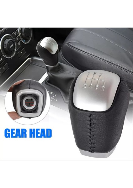 Manuel 6 Hızlı Spor Araba Dişli Vardiyası Düğmesi Menzil Evoque 2011-18 Elle Dikişli Vites Değiştirme Düğmesi Iç Aksesuar (Yurt Dışından) modelleri