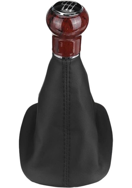 6 Vitesli Vites Değiştirme Düğmesi Vites Değiştirici Kolu Gaiter Boot Için B5 1998 1999 2000 2001 2002 2003 2004 (Yurt Dışından)