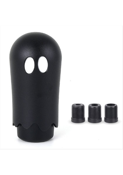 Araba Dişli Vites Düğmesi Cadılar Bayramı Tarzı Hayalet Vites Düğmesi 3 Adaptör M8/10/12 Kişiselleştirilmiş Yaratıcılık Araba Dekorasyonu B (Yurt Dışından)