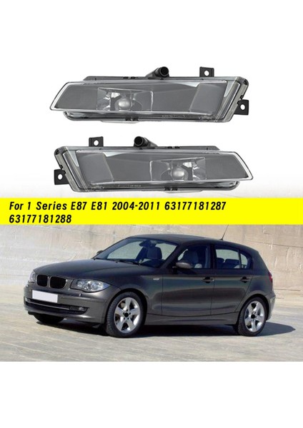 1 Çift Ön Tampon Sis Lambası LED Bmw 1 Serisi E87 E81 2004-2011 6317181288 (Yurt Dışından) modelleri