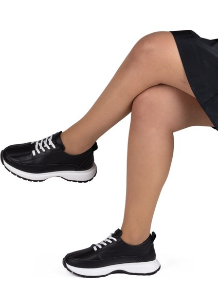 Kadın Hakiki Deri Anatomik Hafif Spor Yürüyüş Ayakkabısı Sneaker modelleri