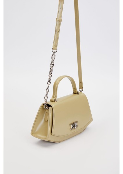 Yeşil Geometrik Model Omuz Çantası fiyatları