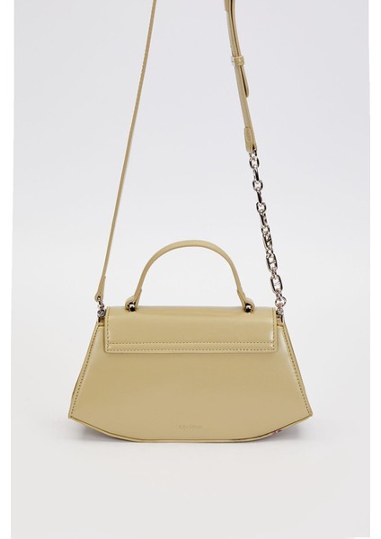 Yeşil Geometrik Model Omuz Çantası fırsatları